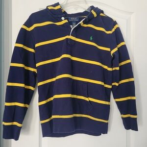 Polo by Ralph Lauren Blue and Yellow Hoodie